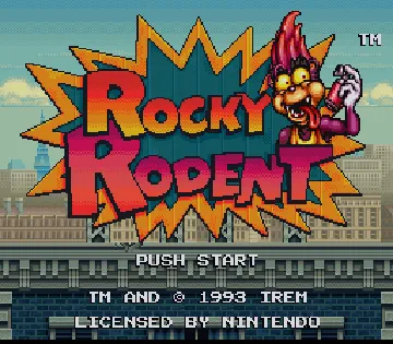 Rocky Rodent (USA) screen shot title